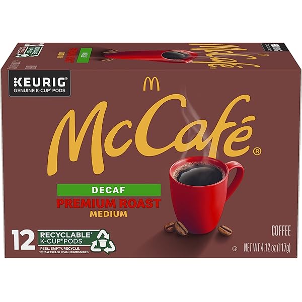 MCCAFE DECAF PREMIUM ROAST KEURIG K-CUP, 12 CT