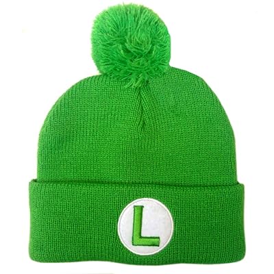 Buy Super Mario Bros Luigi Pom Pom Knit 