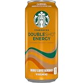 Starbucks Doubleshot Energy Espresso Coffee Drink, Caramel, 15oz Can