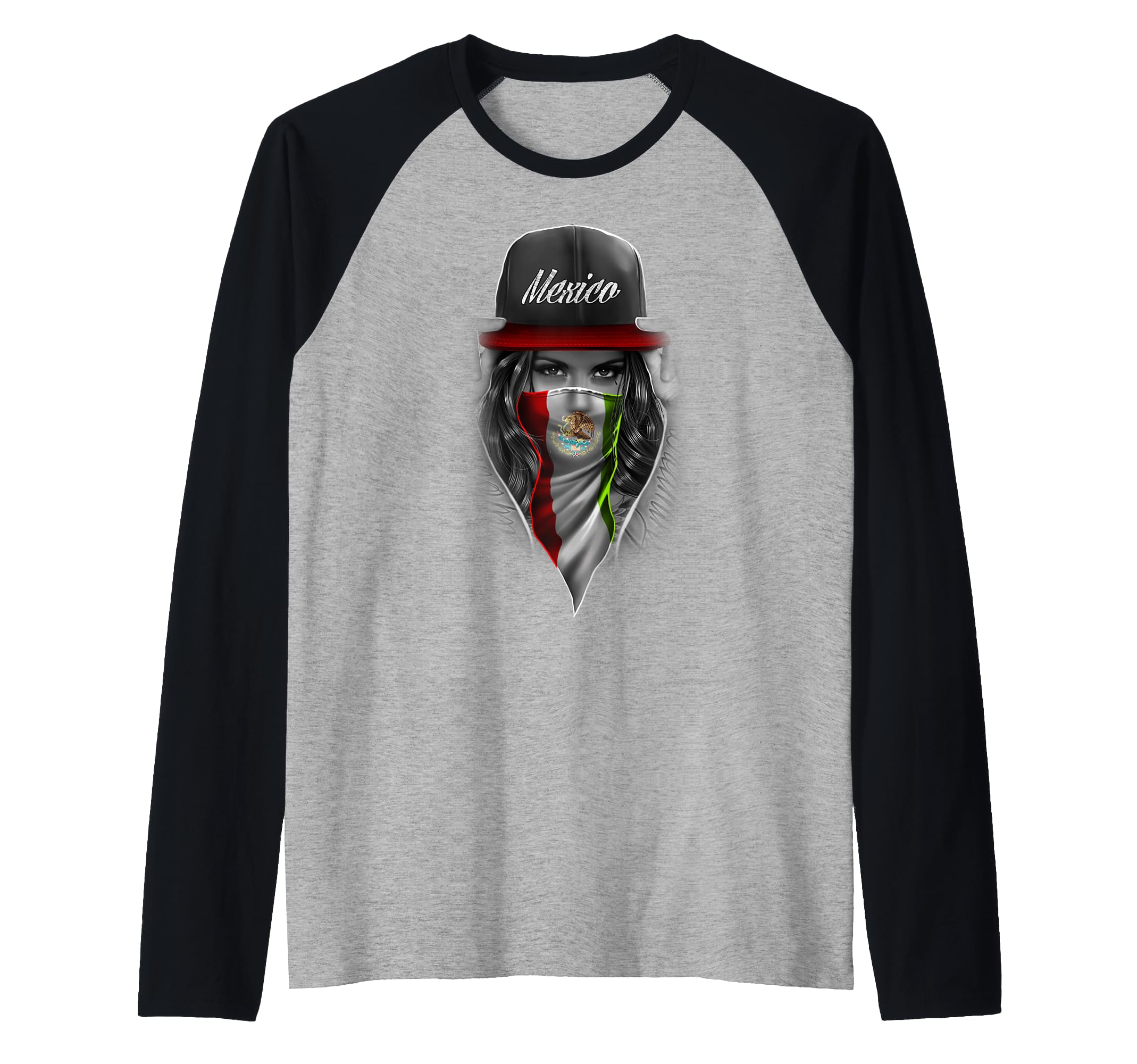 Trendy Viva Mexico Raglan Baseball Tee