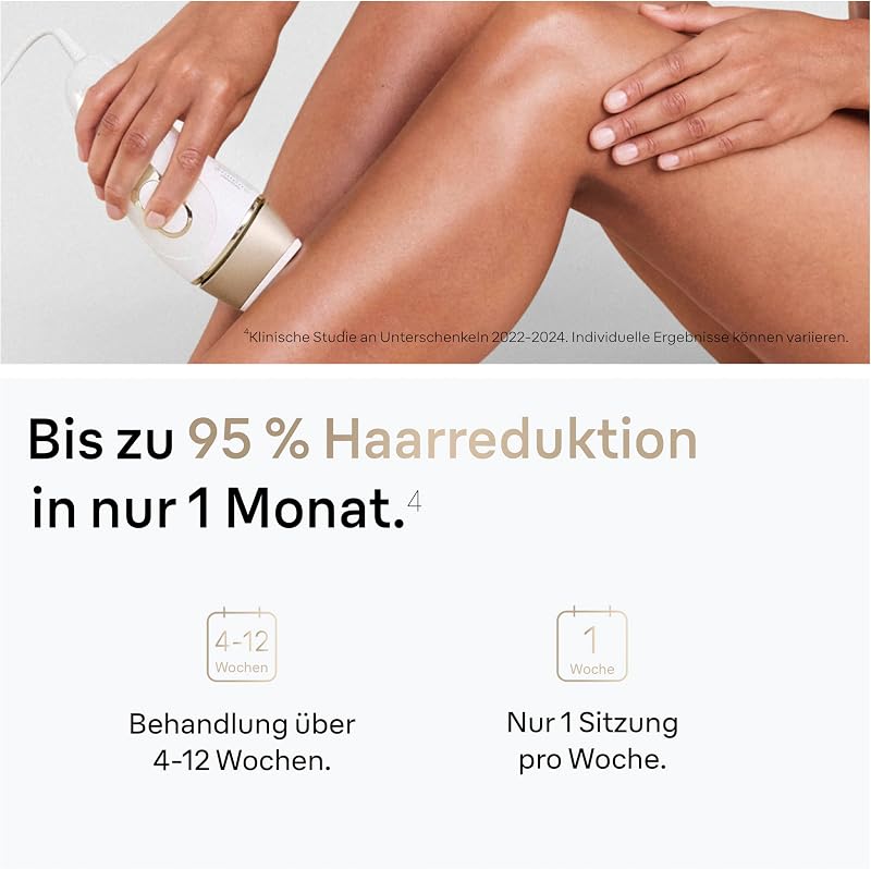 IPL Geräte Haarentfernung Silk·expert Pro 5, PL5140, Weiß/Gold