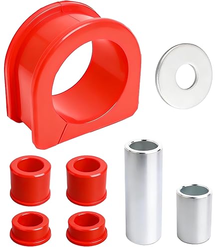 8.10103G Rack And Pinion Bushing Set Fit for Toyota 4Runner 1996-2002, Tacoma 1995-2004, Pickup 1995 4WD Steering Gear Bushing Kit Black