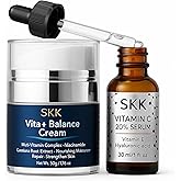 Vitamin C Facial Serum & Collagen Face Moisturizer Set – Brightening, Firming, and Hydrating Skincare Set for All Skin Types