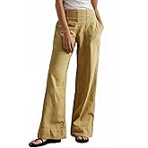 1901 SOCIETY Womens Mid Rise Wide Leg Jeans Casual Baggy Cropped Barrel Jeans Trendy Long Denim Pants with Pockets