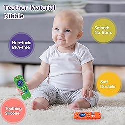 Hooku 2-Pack Silicone Teethers for Babies 0-6