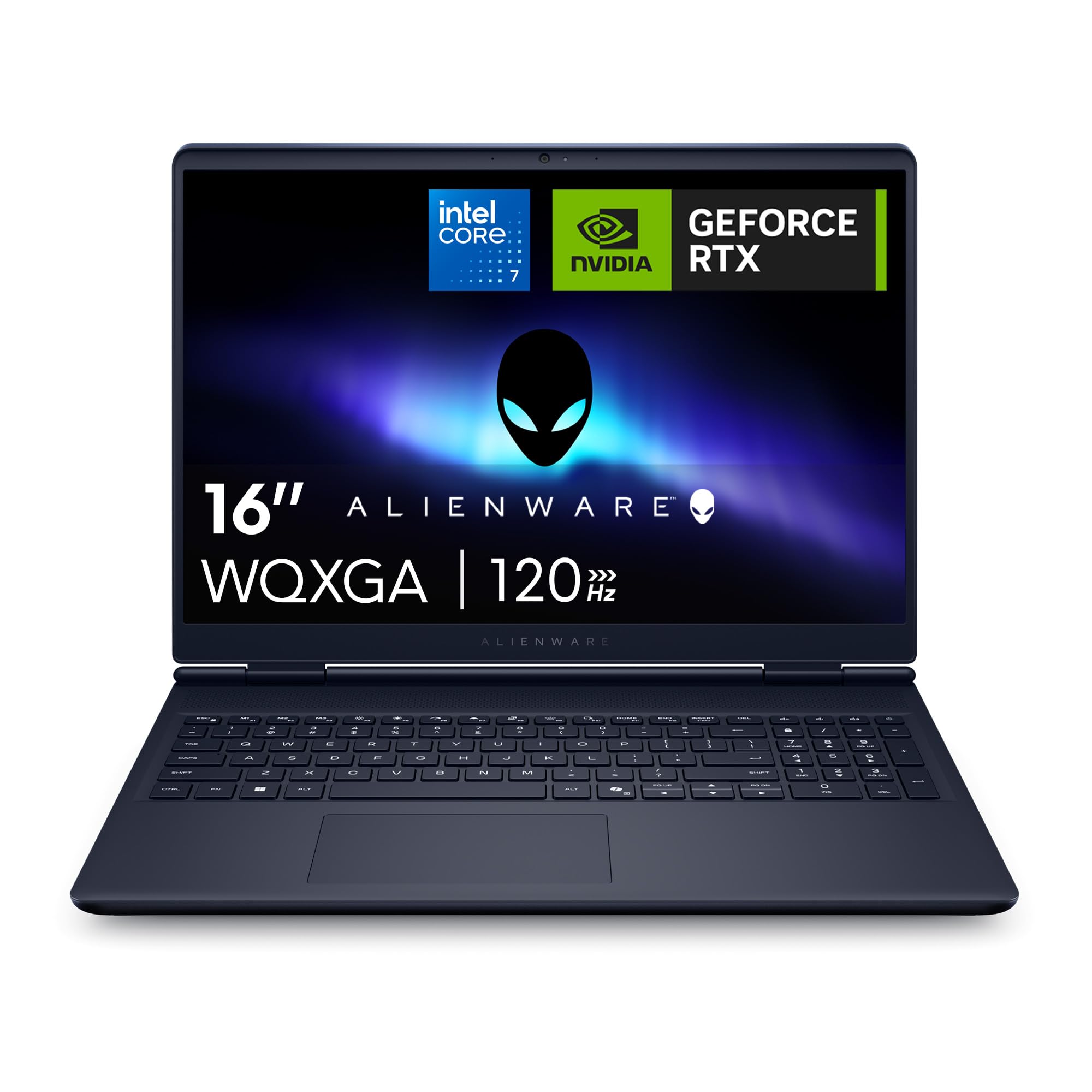 Alienware 16 Aurora Gaming Laptop AC16250 16" WQXGA 120Hz 100% sRGB Display, Intel 7 240H, NVIDIA GeForce RTX 5060, 16GB RAM, 1TB SSD, 3 Monate Game Pass, W11 Home, QWERTZ-Tastatur - 1 Jahr Garantie