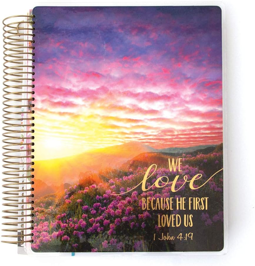 Paper House Productions PL2000 Faithful 12 Month Planner, Undated Laminated Cover