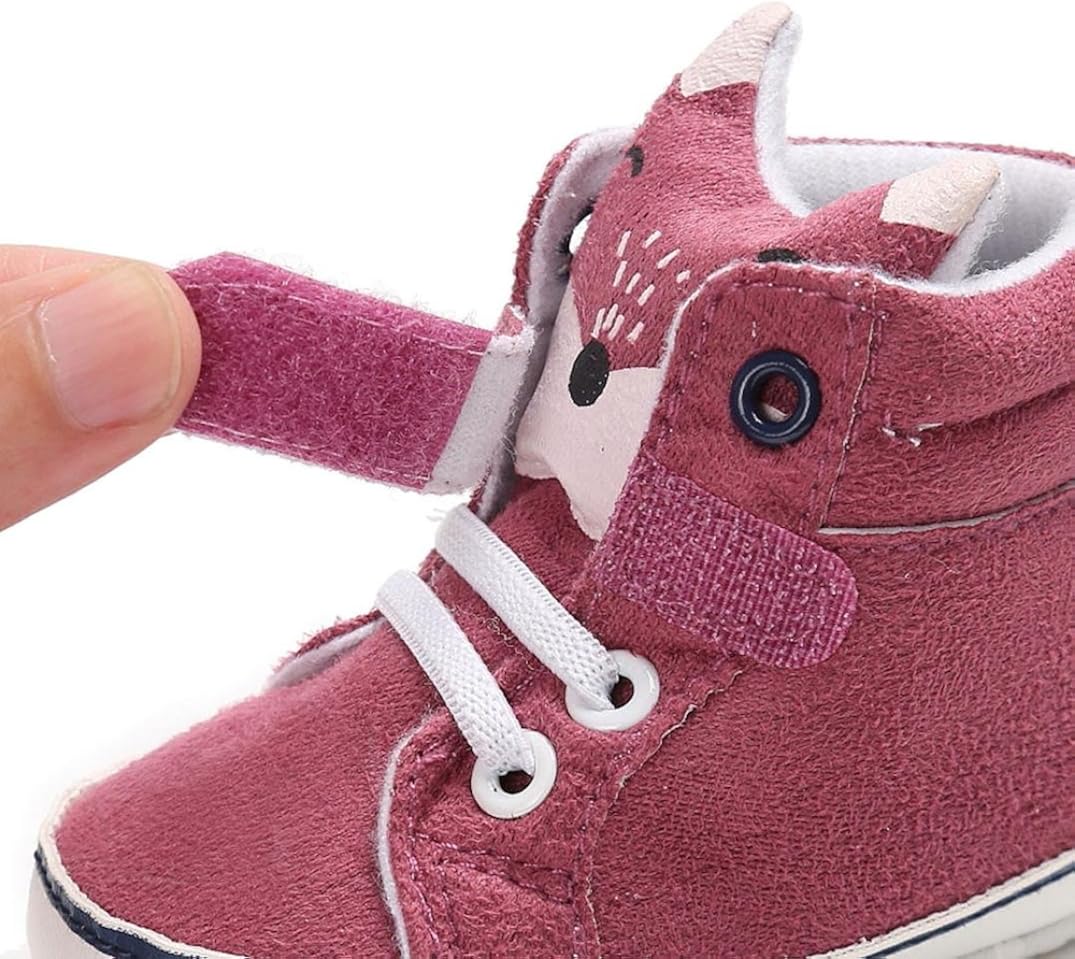 fox baby booties