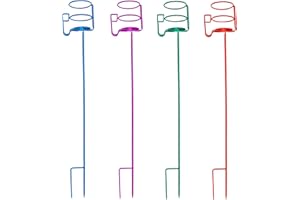 SUPERIOR PUMP Decko OutDoor 30215 Outdoor Beverage and Phone Holder yard Stakes, heavy duty set of 4