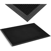 Breling Shoe Sanitizer Mat 32" L x 24" W, Heavy Duty Rubber Disinfectant | Food Processing Sanitizing Footbath Mat, Slip Resistant Surface, Doormat for Facility, Hospital, Laboratory, Indoor Outdoor