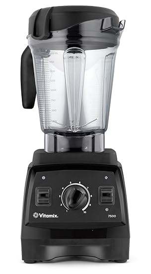 Vitamix 7500 Blender with Low Profile Jar 22 HP Motor Black