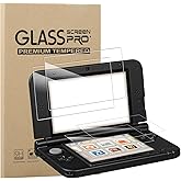 GEJEFA Screen Protector for Nintendo 3DS XL/3DS LL, 2+2 Pack 9H Hardness Anti-Scratch Tempered Glass Screen Film, Touch Sensi