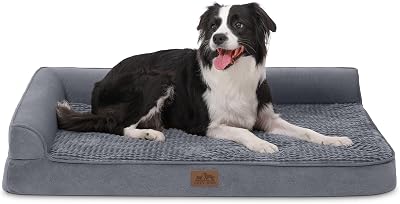 Orthopädisches Hundebett Waschbar für Sehr Große Hunde, XL Grau