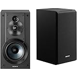 Sony SSCS5 3-Way 3-Driver Bookshelf Speaker System (Pair) - Black