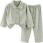 Umeyda Girls Pajamas Winter Long Sleeve Fleece Button Down Sleepwear Kids Soft Fuzzy 2 Pieces Pjs Set for Ages 4-14