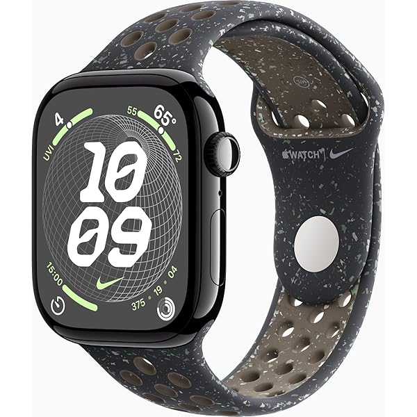 Apple Watch - Apple Watch Nike Series 7（GPSモデル） 41mm Apple Watch Nike Series 7 GPS 41mm/45mm Midnight Aluminum