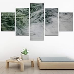 SIGNWIN 5 Panel Canvas Wall Art Modern Art...