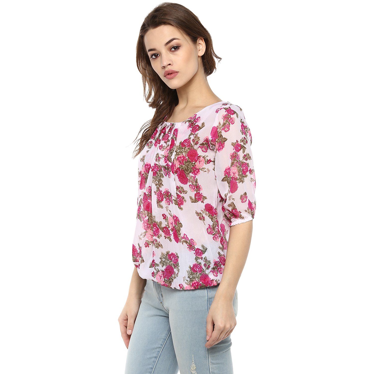 mayra women's georgette top (1704t09840)