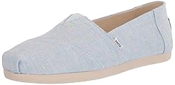 TOMS Women's Alpargata Loafer Flat, Dark Fuchsia