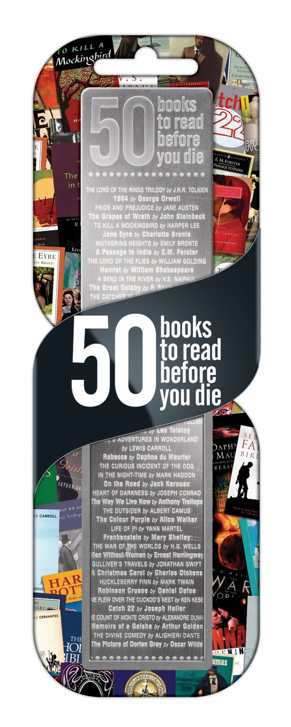 BOOKMARK 50 BOOKS TO READ BEFORE YOU DIE