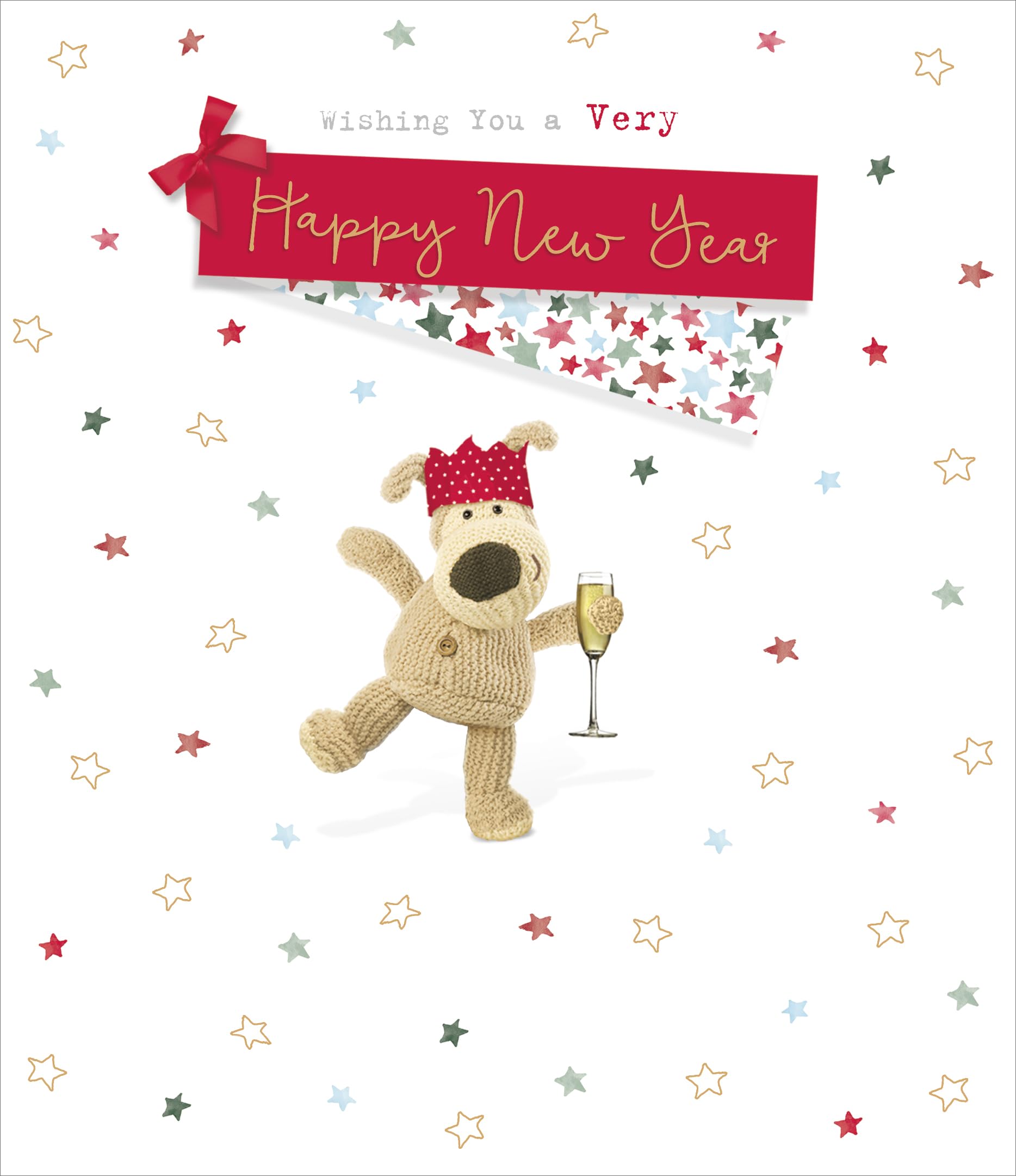 Boofle Wishing You A Very Happy New Year Christmas Greeting Card Cute Xmas Cards 742512