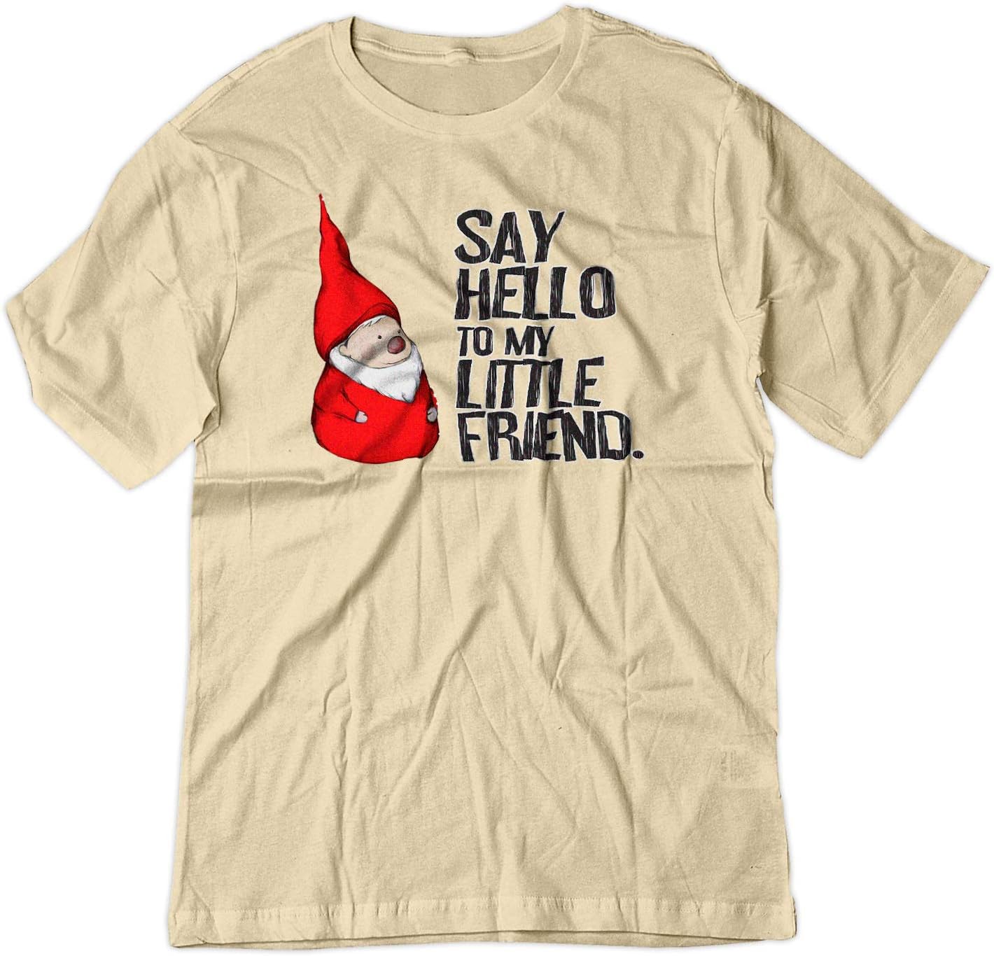 BSW Men's Say Hello to My Little Friend Gnome Shirt