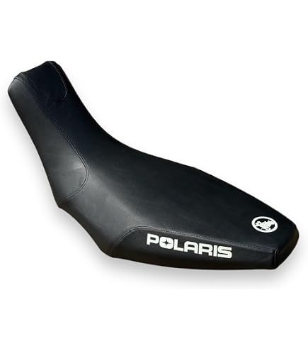 Housse De Siège Pour Polaris Predator 500 2003-2007 - Rouge Et Noir, Cuir Synthétique - QK RACING