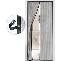 Magnetic Screen Door - Self Sealing, Heavy Duty, Hands Free Mesh Partition Keeps Bugs Out - Pet and Kid Friendly…
