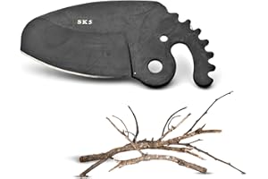 Anvil Lopper Replacement Blade - Large Coated Alloy Steel Blade for Double Ratcheting Anvil Loppers for Tree Trimming Heavy D