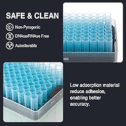 FOUR E'S SCIENTIFIC 1ml Pipette Tips 96pcs - 1000uL