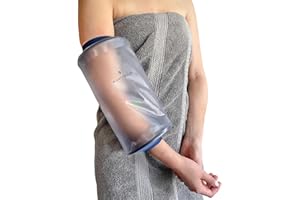 Mighty Well H2O Shield PICC Line Shower Cover, Reusable Waterproof PICC Line Covers | Ocean, Large/X-Large