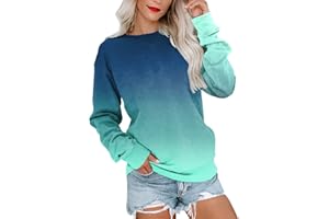 Kiosan Womens Crewneck Sweatshirt Light Weight Casual Long Sleeve Oversized Sweatshirt Cute Pullover Fit Hoodies Tops