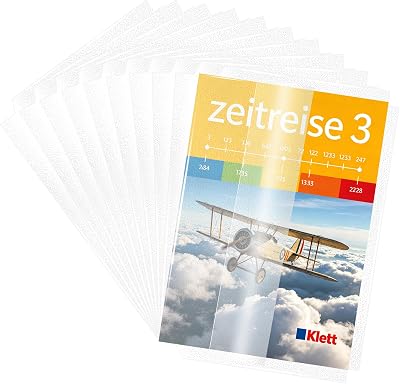 Buchumschläge 10 Stück Bucheinschlagfolie Einstellbar Wasserdicht Buchschoner für Schulbücher Schulhefte (Selbstklebend-26.5 * 19.5CM)