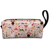Nutcracker Ballet Makeup Bag Travel Cosmetic Toiletry Organizer Bag For Women