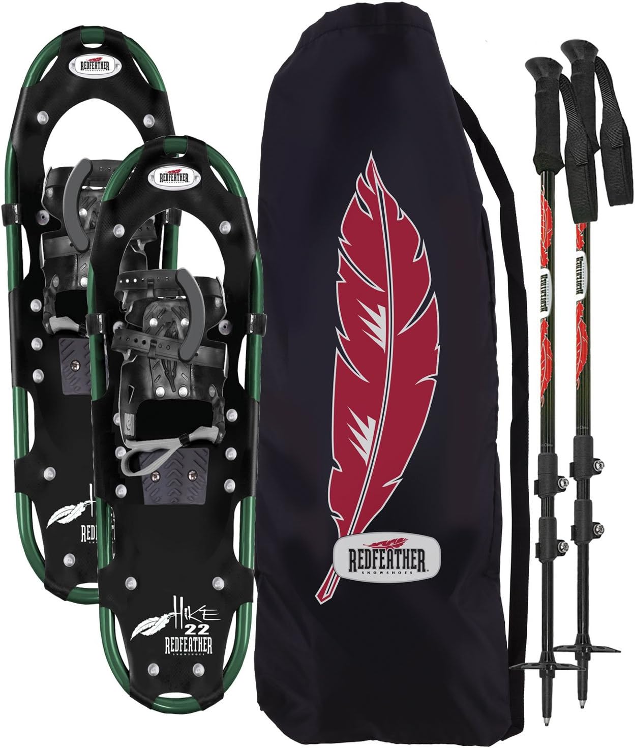 Amazon Com Redfeather Women S Hike 25 Snow Shoe Kit Recreational Series 1600 Sports Outdoors