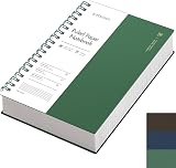 EMSHOI B5 Notebook 300 Pages Spiral 100gsm PVC Cover Sticky Notes 19x25cm