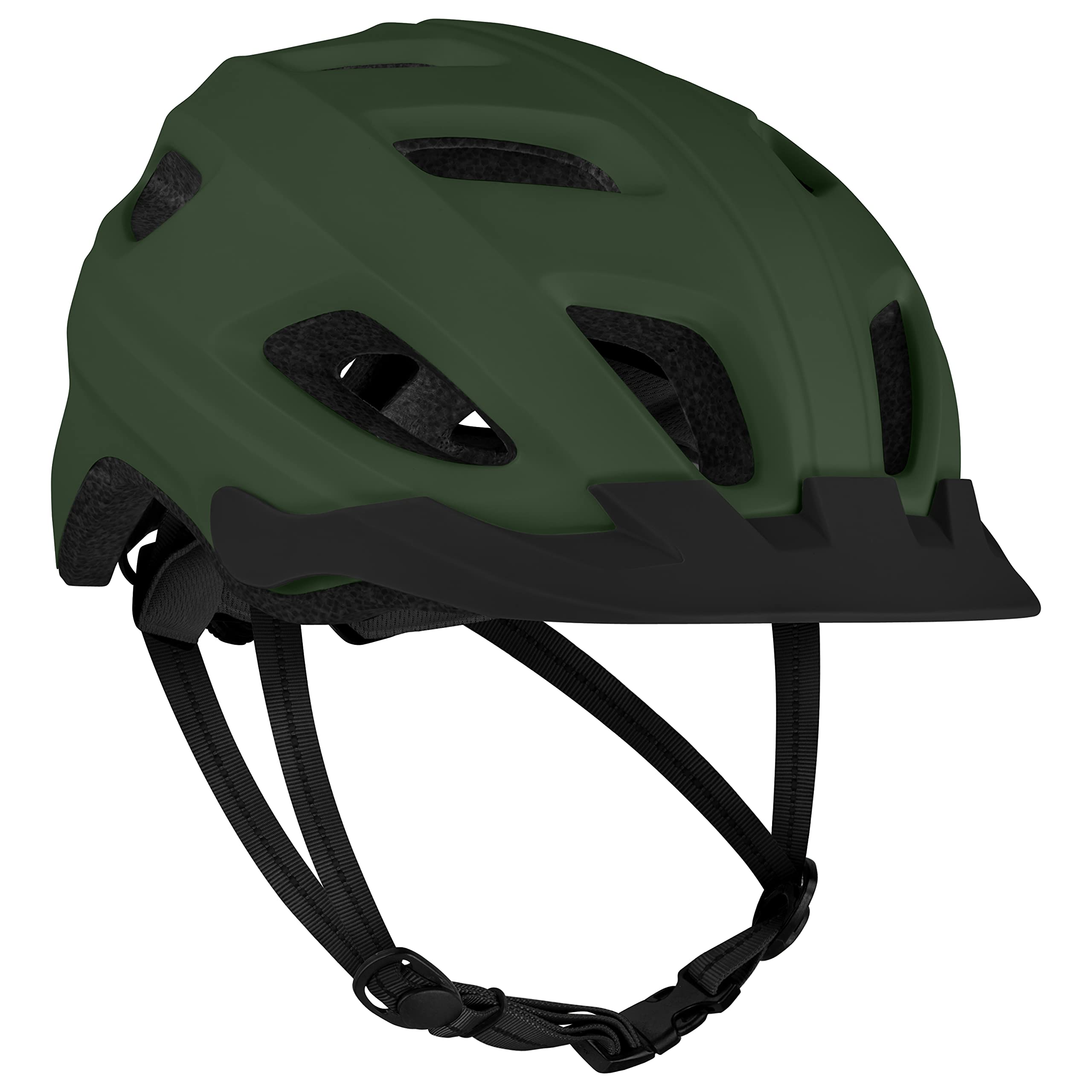 Lennon Bike Helmet with LED Safety Light Adjustable Dial & Removable Visor