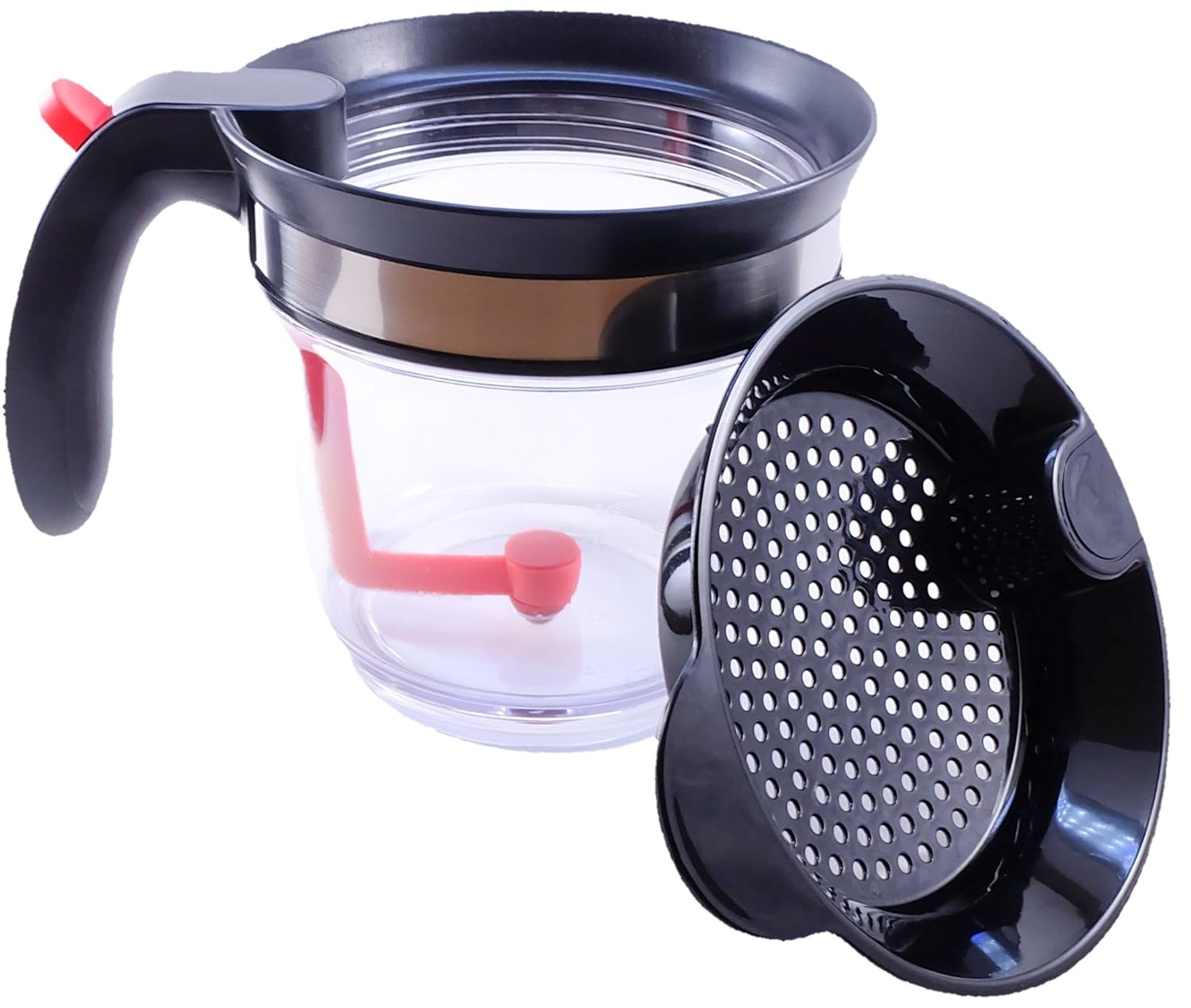 Fat Separator Healthier Gravy Oil Heat Resistant Strainer 4 Cup Bottom