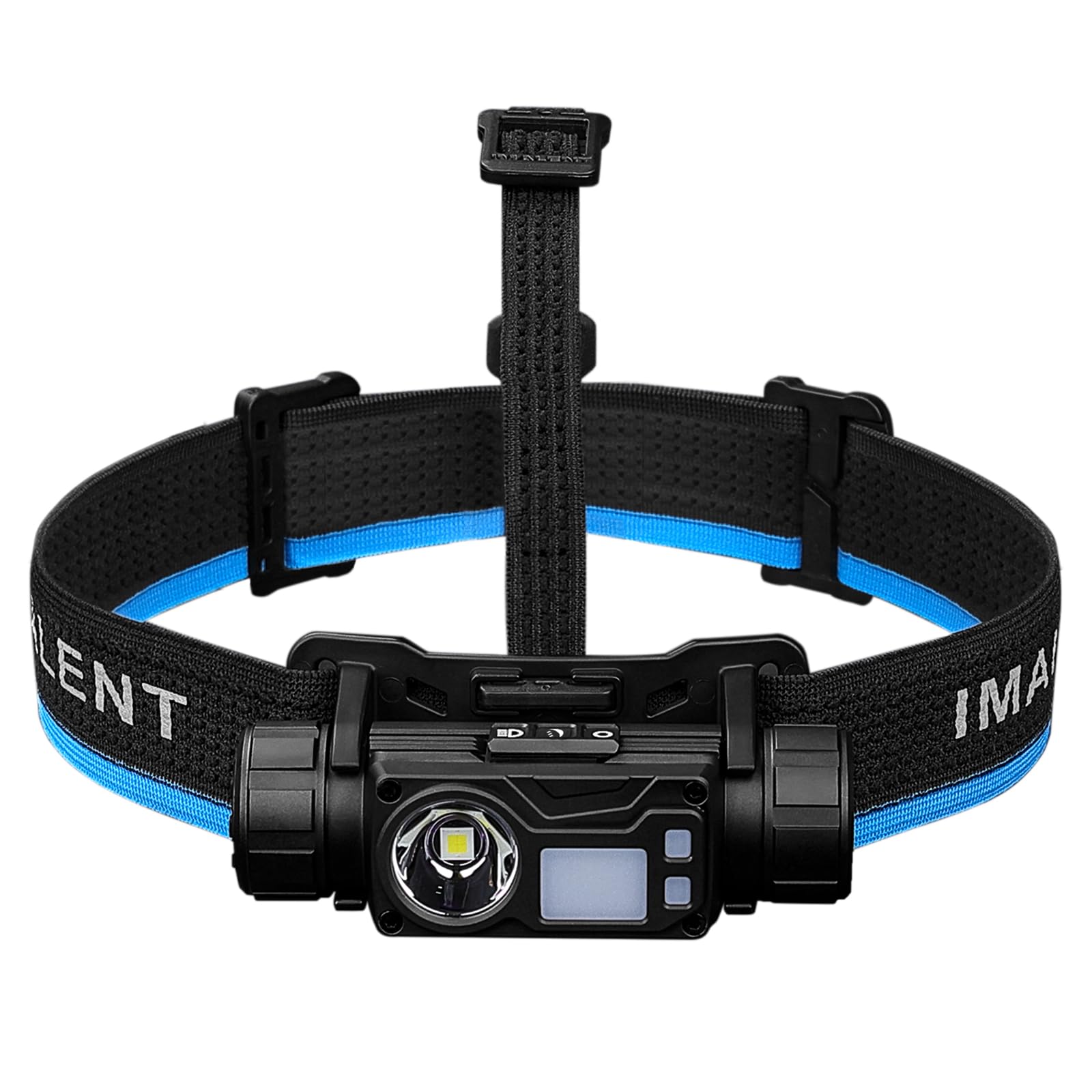 IMALENT HT50 LED Headlamp with 3000 Lumens, 318 Metres Light Range, USB-C Rechargeable LED Head Torch with Red Light 180° Adjustable Flashlight for Running, Fishing, Camping, Emergencies