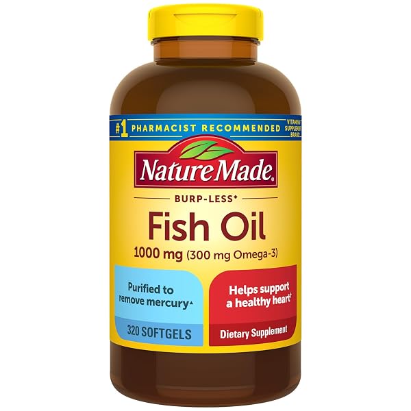 NATURE MADE BURP LESS FISH OIL OMEGA 3...
