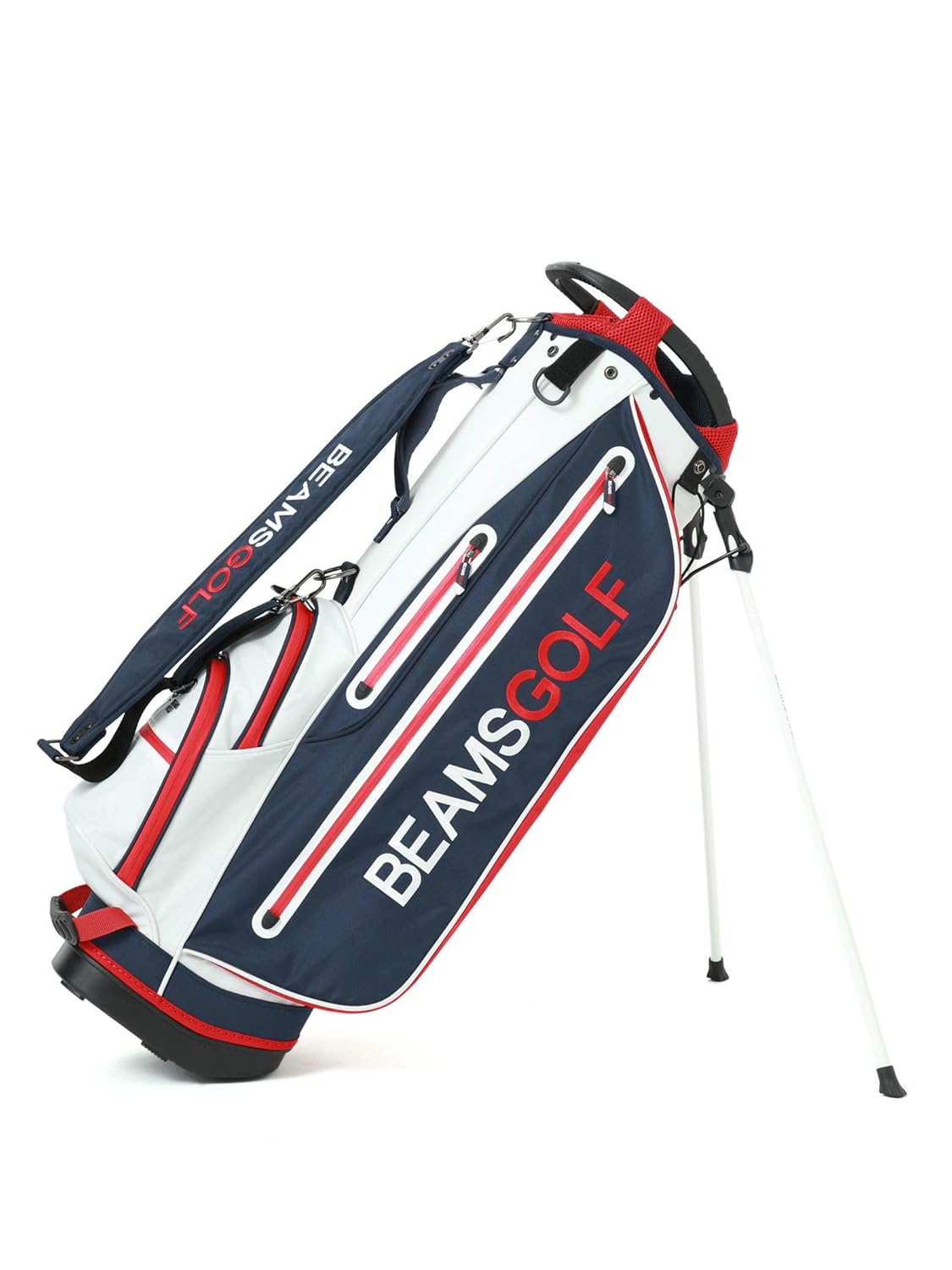 ビームスゴルフ Beams Golf ショルダーバッグ スタンド キャディバッグ 4 メンズ One Size ホワイト B07h8st119 Agescon
