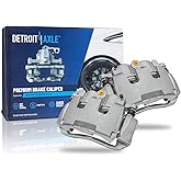 Detroit Axle - 2 Front Brake Calipers for 2009-2018 Ram 1500, 2019-2022 1500 Classic 2009-2011 Dodge Dakota, Disc Brake Calip
