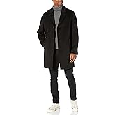 Cole Haan Men's Wool Plus Topper Button Front Coat