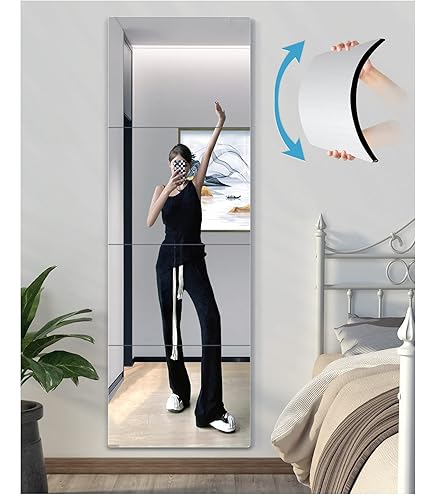 Espejo Acrilico Irrompible De Longitud Completa Para Montar | Cuotas