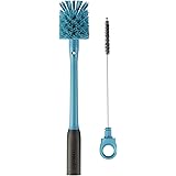 Owala 2-in-1 Water Bottle and Straw Cleaning Brush, One Size, Smokey Blue (C04745)