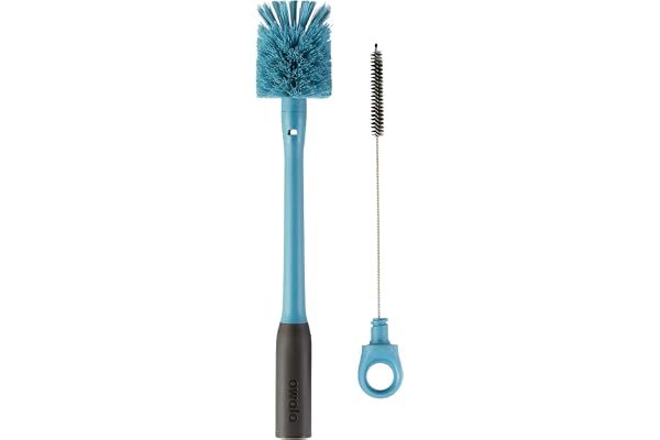 Owala 2-in-1 Water Bottle Brush Cleaner and Water Bottle Straw Cleaner Brush, Water Bottle Brush with Removable Head and Twis