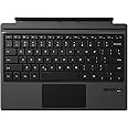 Qulose Surface Pro 7 Keyboard, Bluetooth Keyboard with Precision Trackpad for Microsoft Surface Pro 7 Plus/Pro 7 / Pro 6 / Pro 5 / Pro 4 / Pro 3, Bluetooth 5.1, Ergonomic, Rechargeable Battery