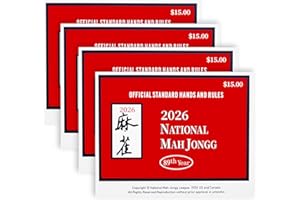 PFFM 2026 Mahjong Card Official Rules and Hands - 4 Pcs