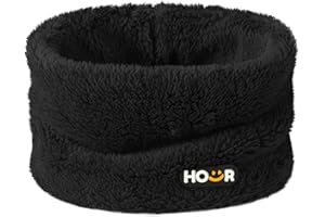 Hymeiluely Polar Fleece Kids Neck Warmer Infinity Scarf Winter Neck Gaiters For Boys Girls Face Cover Ski Mask