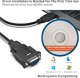 BENFEI USB to RS-232 Adapter 9-pin DB9 Prolific PL-2303G Windows Mac 1.8M view 4